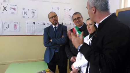 Davide Faraone fa visita allo Sprar di Francofonte